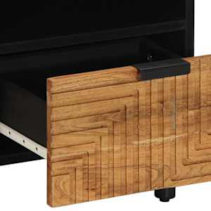 TV stolek 70 x 33 x 46 cm masivní akácie - obrázek 8