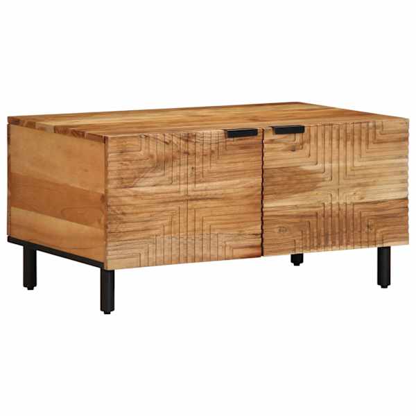vidaXL kohvilaud 80 x 50 x 40 cm t&auml;ispuidust akaatsia