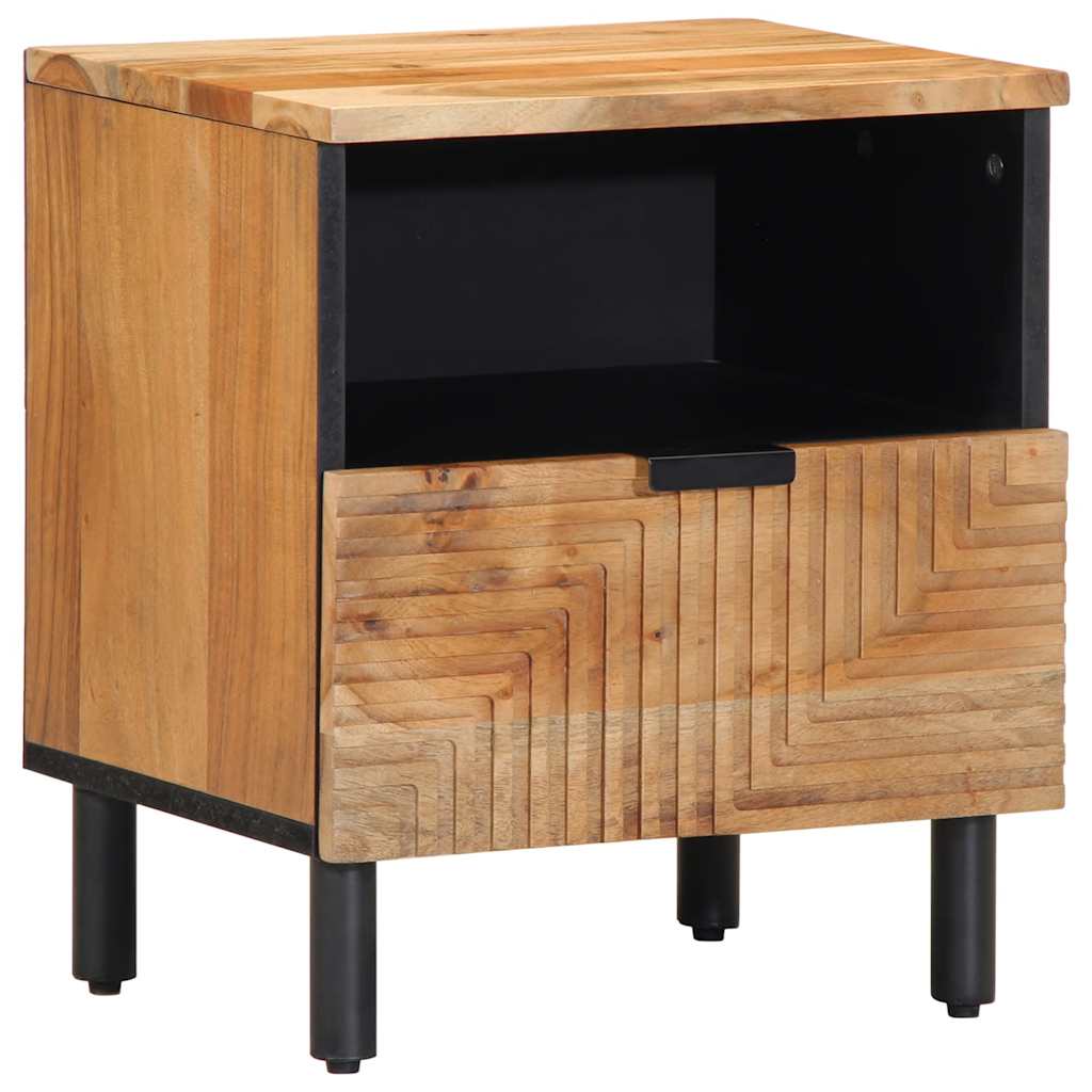 vidaXL Nachtkastjes 2 stuks 40x33x46 cm Massief hout Acacia