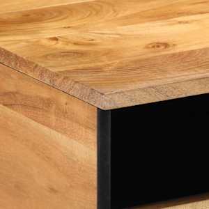 Konferenční stolek Hnědá 80 x 54 x 40 cm Masivní akátové dřevo - obrázek 6