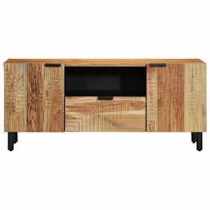 Televizní skříň Hnědá 105 x 33 x 46 cm Masivní mangové dřevo - obrázek 4