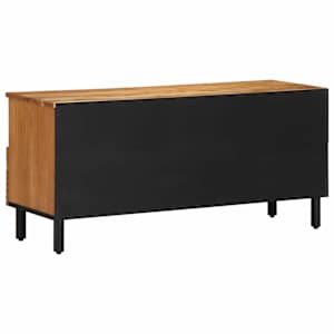 Televizní skříň Hnědá 100 x 33,5 x 46 cm Masivní mangové dřevo - obrázek 3