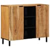 vidaXL K&otilde;ide riiuliga uksega Pruun 90 x 33 x 75 cm Tugev mango puu