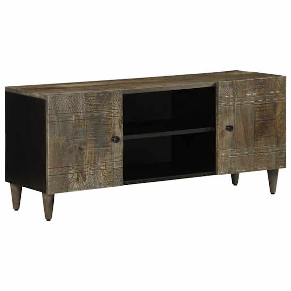 vidaXL telerikapp helehall 105x33,5x46 cm t&auml;ispuidust mango
