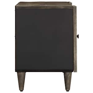 TV skříňka světle šedá 105x33,5x46cm masivní mangovníkové dřevo - obrázek 4