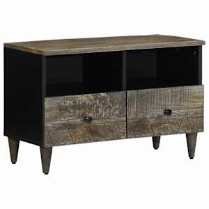 TV omarica svetlo siva 70x33,5x46 cm masivni les Mango