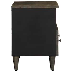 TV skříňka světle šedá 70x33,5x46 cm masivní mangovníkové dřevo - obrázek 4