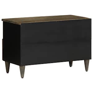 TV skříňka světle šedá 70x33,5x46 cm masivní mangovníkové dřevo - obrázek 5