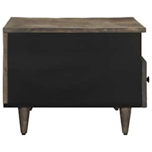 Coffee Table světle šedá 80x54x40 cm masivní mangovníkové dřevo - obrázek 4