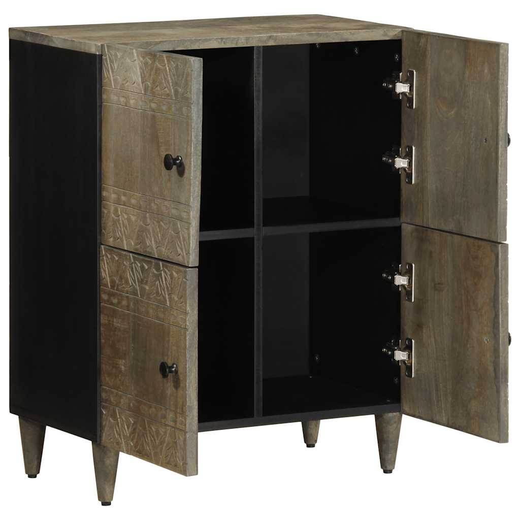 vidaXL Dressoir 60x33x75 cm massief mangohout afbeelding