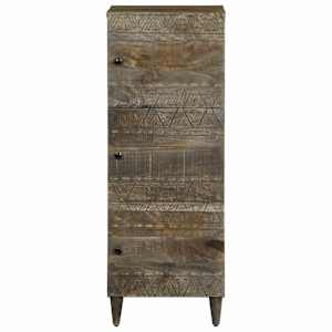 Skříň highboard 40 x 33 x 110 cm masivní mangovníkové dřevo - obrázek 3