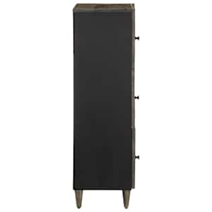 Skříň highboard 40 x 33 x 110 cm masivní mangovníkové dřevo - obrázek 4