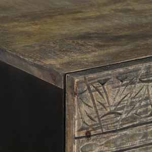 Skříň highboard 60x33x100 cm masivní mangovníkové dřevo - obrázek 6