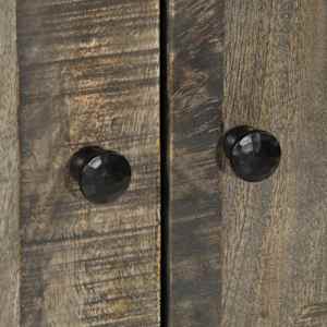 Skříň highboard 60x33x100 cm masivní mangovníkové dřevo - obrázek 7