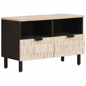 vidaXL Telerikapp Valge pesu viimistlus 70 x 33 x 46 cm