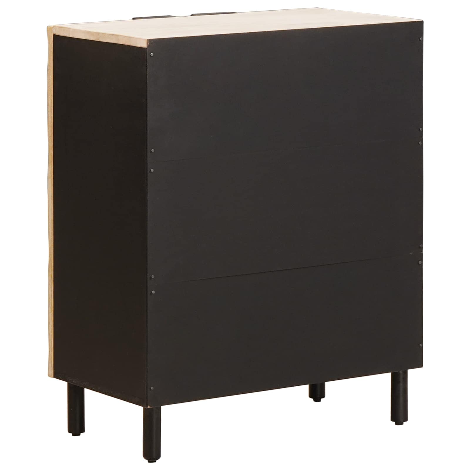 Dressoir Witte Was Afwerking 60 x 33 x 75 cm Massief Mango Hout image 5