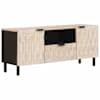 vidaXL Telerikapp sahtliga Valge pesu viimistlus 105 x 33 x 46 cm