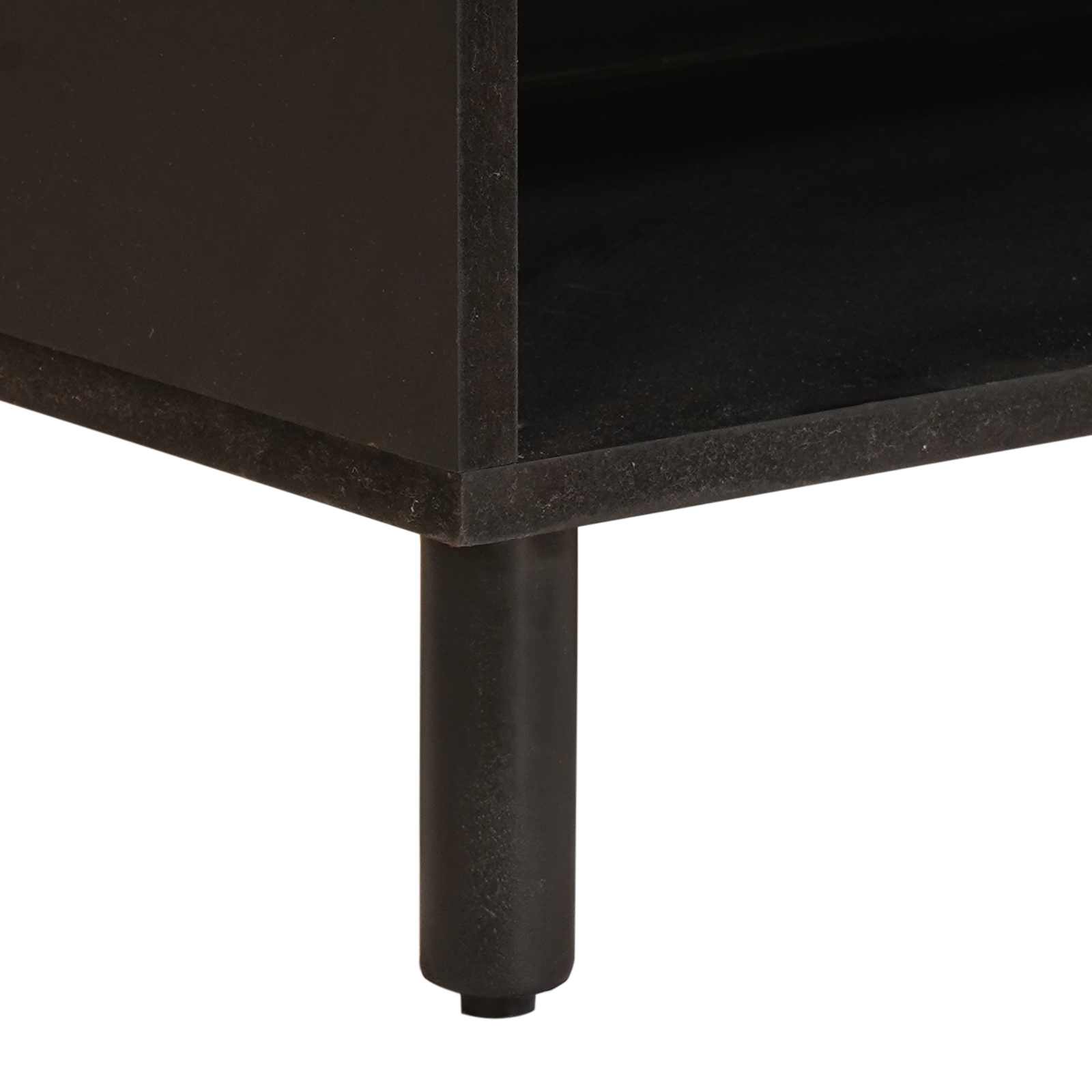 TV-kast Witte Was Afwerking 80 x 33 x 46 cm Massief Mango Hout image 8