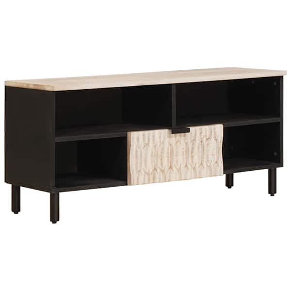 vidaXL Telerikapp sahtliga Valge pesu viimistlus 100 x 33 x 46 cm