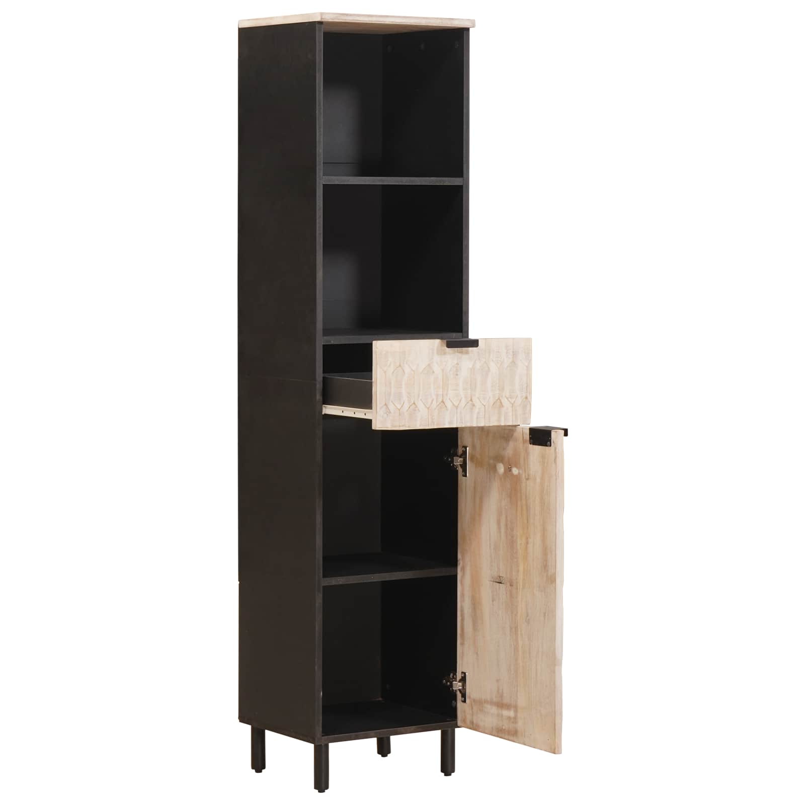 vidaXL Badkamerkast Effen Wit