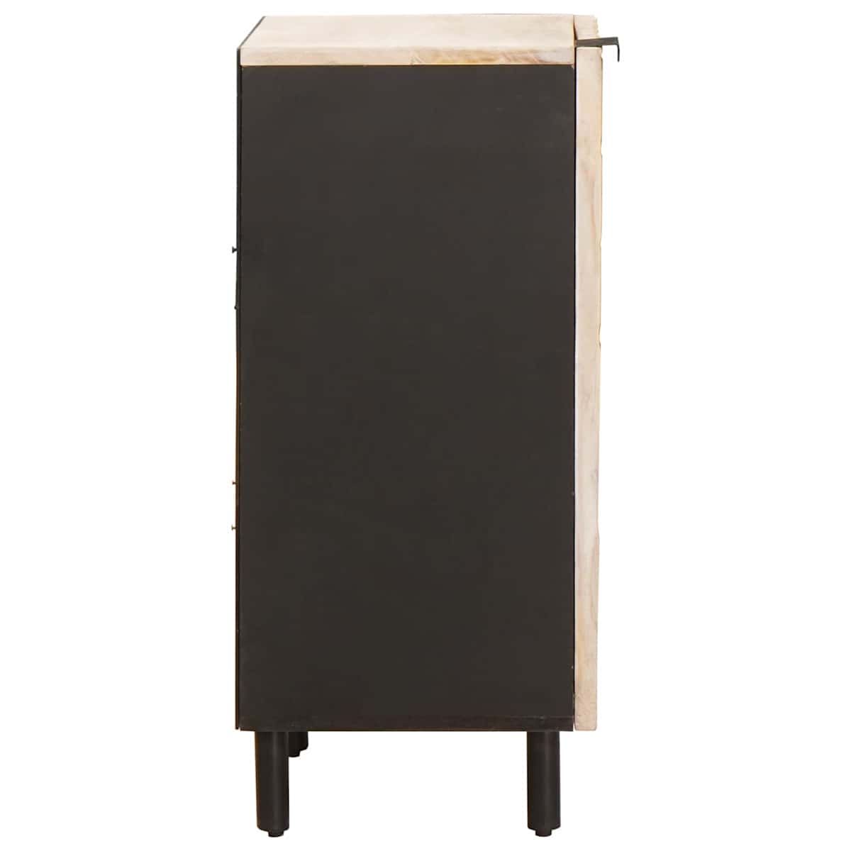 Sideboard Hvid Vask Finish 40 x 33 x 75 cm Massivt mangotræ - Billede 4