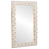 vidaXL Vannitoa peegel Valge pesu viimistlus 50 x 70 x 2,5 cm