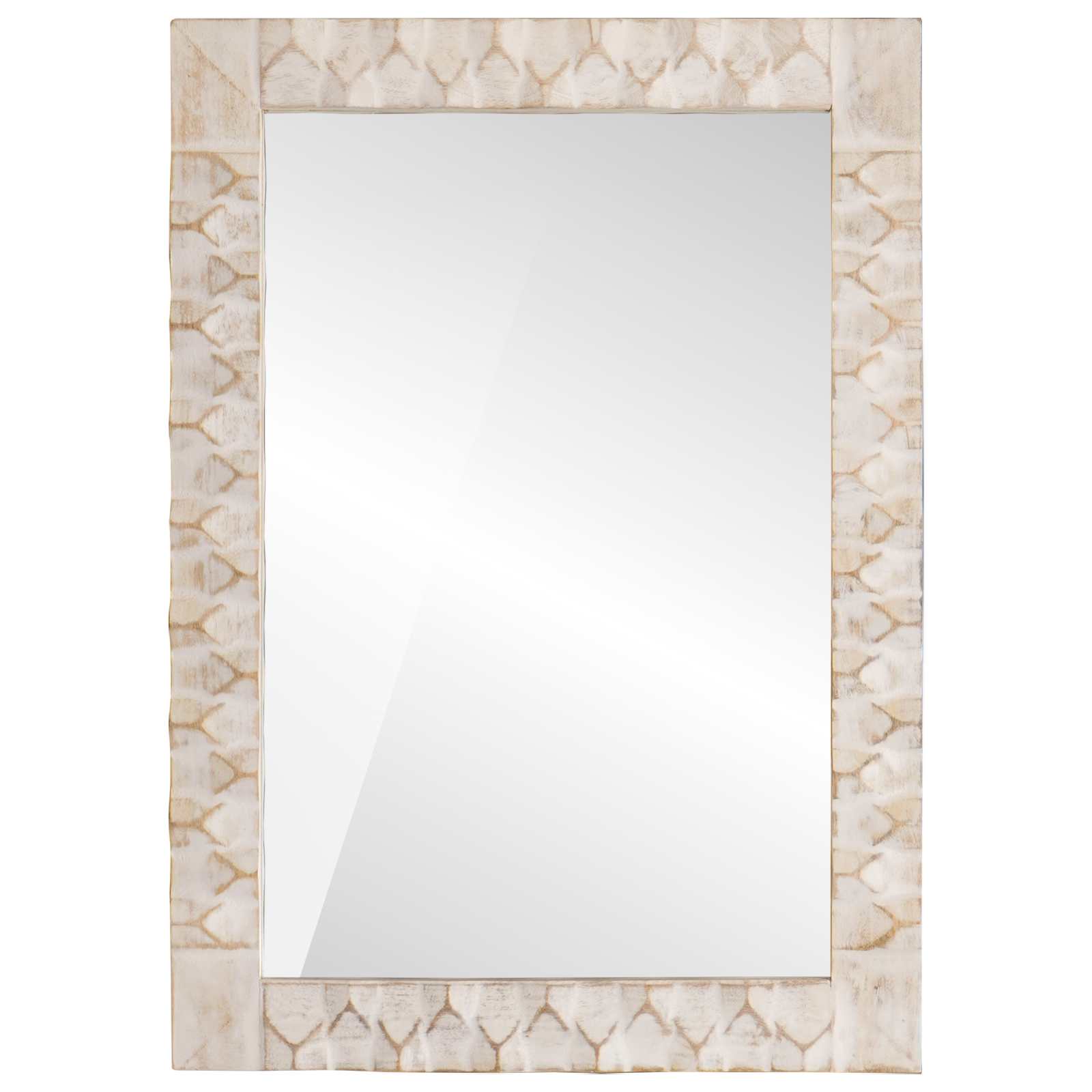 vidaXL Badkamer Spiegel Effen Witte Was Afwerking