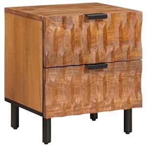 vidaXL &Ouml;&ouml;lambi kapp sahtliga Pruun 40 x 33 x 46 cm Tugev mango puu