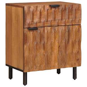vidaXL &Ouml;&ouml;lambi kapp sahtliga Pruun 50 x 33 x 60 cm Tugev mango puu