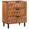 vidaXL &Ouml;&ouml;lambi kapp sahtliga Pruun 50 x 33 x 62 cm Tugev mango puu