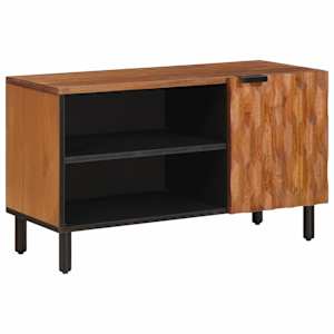 TV omarica Acacia rjav finiš 80 x 33 x 46 cm Masiven les manga