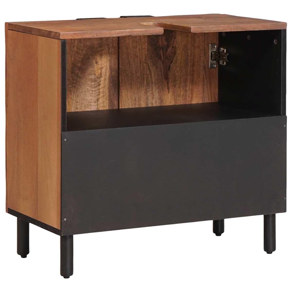 Badeværelsesskabsunder 62 x 33 x 58 cm Massivt mangotræ - Billede 5