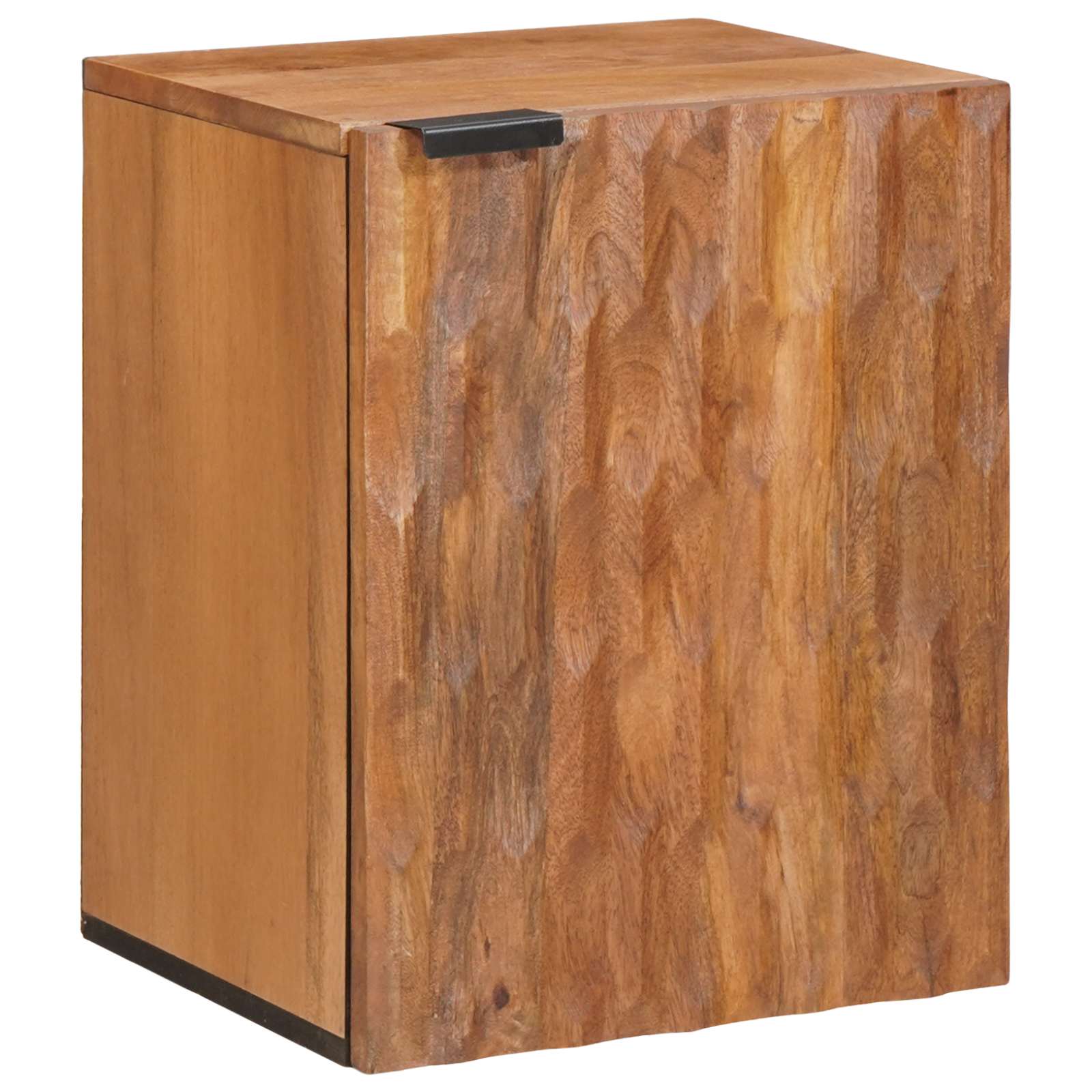 vidaXL Badezimmer Hängeschrank Braun 38 x 33 x 48 cm Massivholz Mango