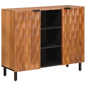 vidaXL K&otilde;ide Akaatsia pruun viimistlus 90 x 33 x 75 cm Tugev mango puu