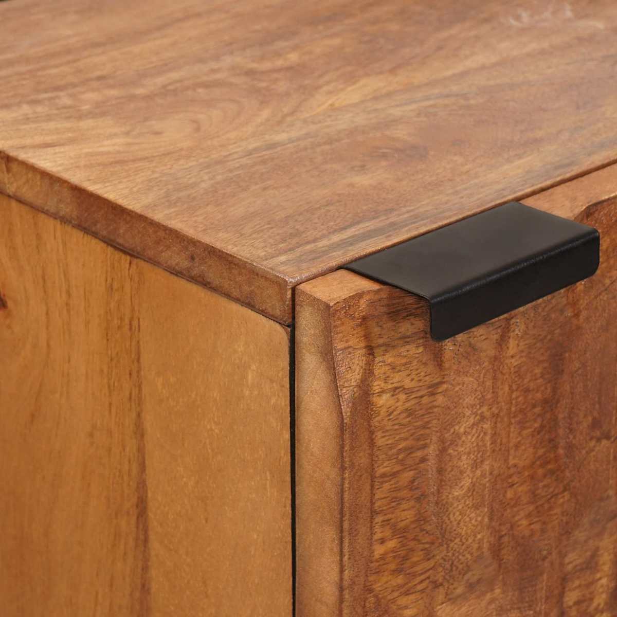 Highboard 40 x 33 x 110 cm Massivt mangotræ - Billede 6