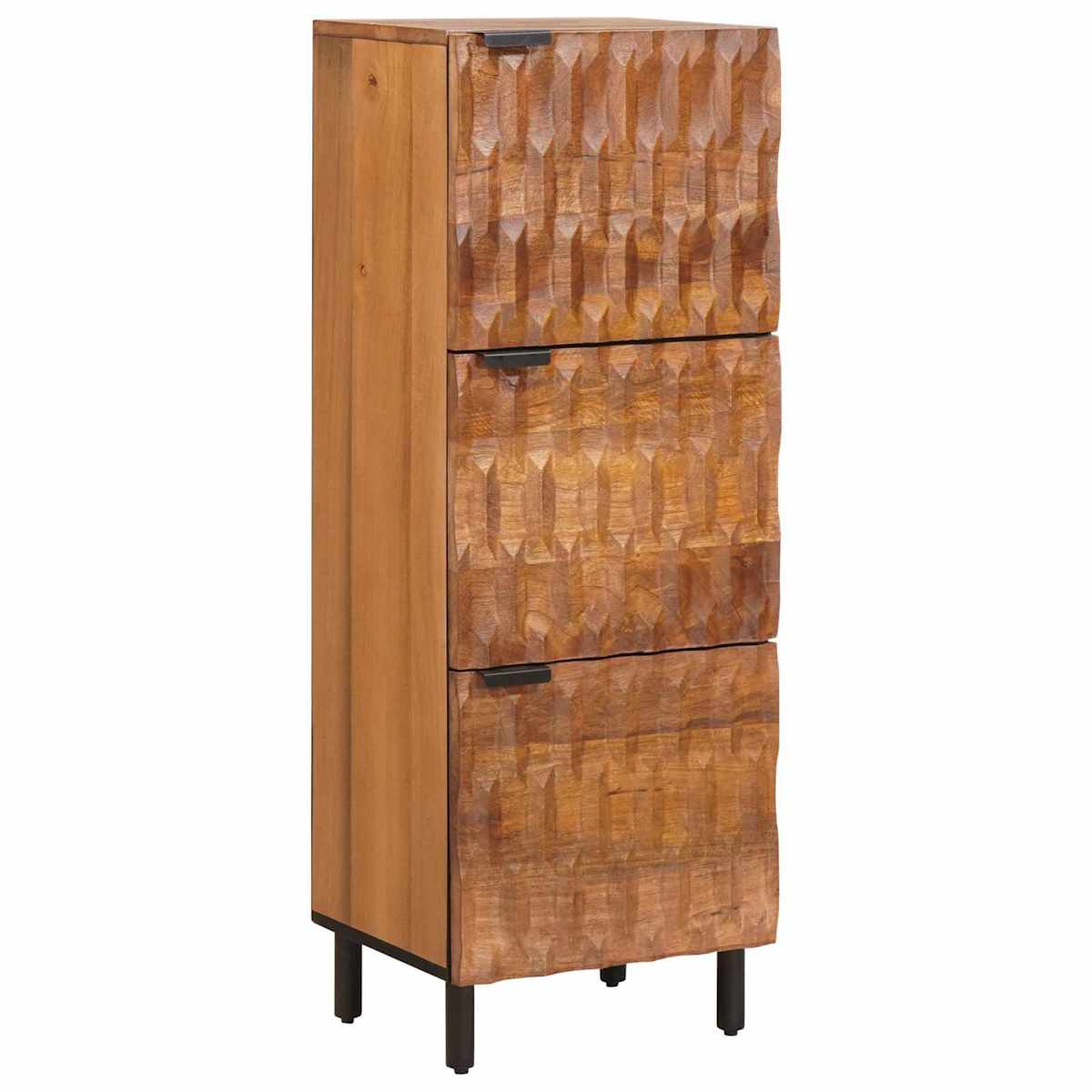 Highboard 40 x 33 x 110 cm Massivt mangotræ