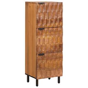 vidaXL K&otilde;rgushein Akaatsia pruun viimistlus 40 x 33 x 110 cm