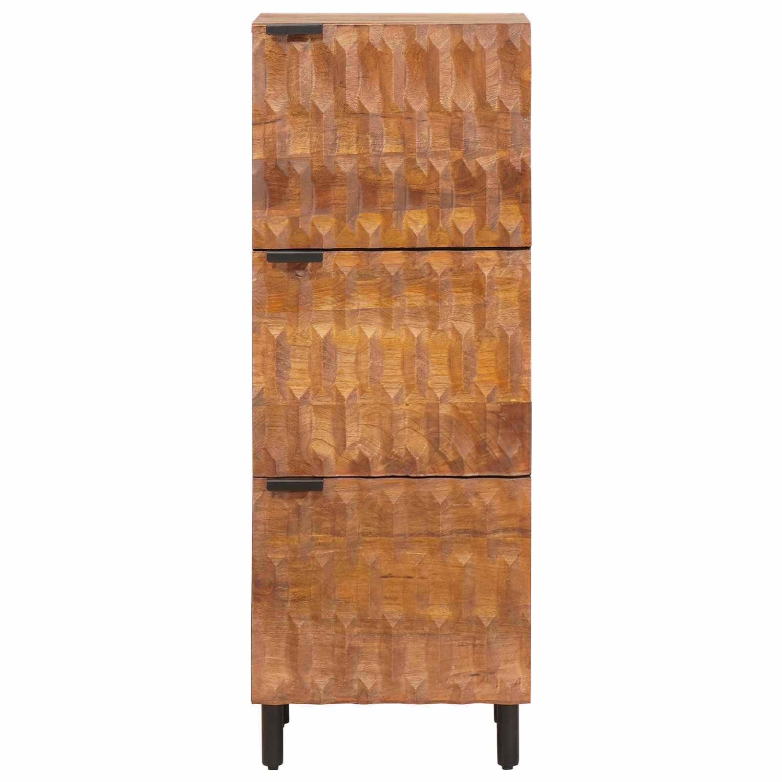 Thumbnail - vidaXL Highboard mit Tür Akazienbraune Oberfläche 40 x 33,5 x 110 cm