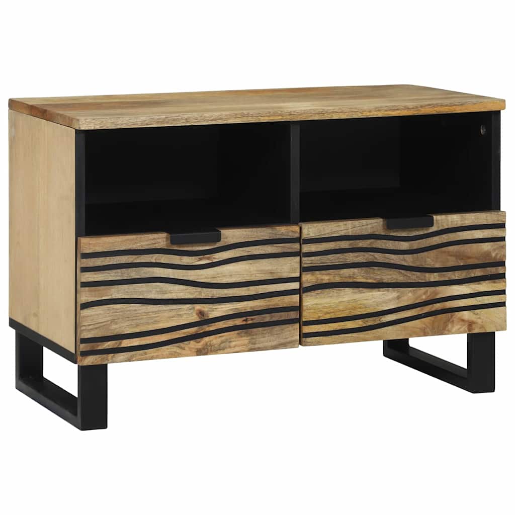 TV-Schrank - 70x33,5x46 cm, aus massivem Mangoholz