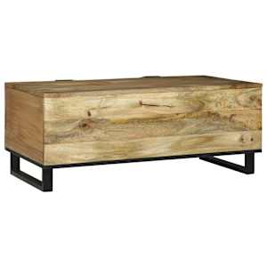 Konferenční stolek Přírodní 100 x 54 x 40 cm Kompozitní dřevo - obrázek 5