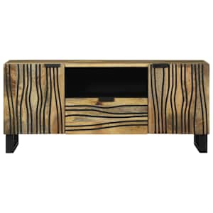 TV jednotky se zásuvkou Hnědá 105 x 33 x 46 cm Kompozitní dřevo - obrázek 3