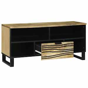TV jednotky se zásuvkou Hnědá 105 x 33 x 46 cm Kompozitní dřevo - obrázek 2
