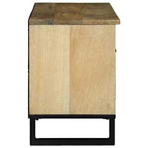 TV jednotky se zásuvkou Hnědá 80 x 33 x 46 cm Kompozitní dřevo - obrázek 4