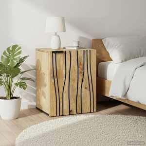 Kopalniška omara za umivalnik s polico Rjava 38 x 33,5 x 48 cm