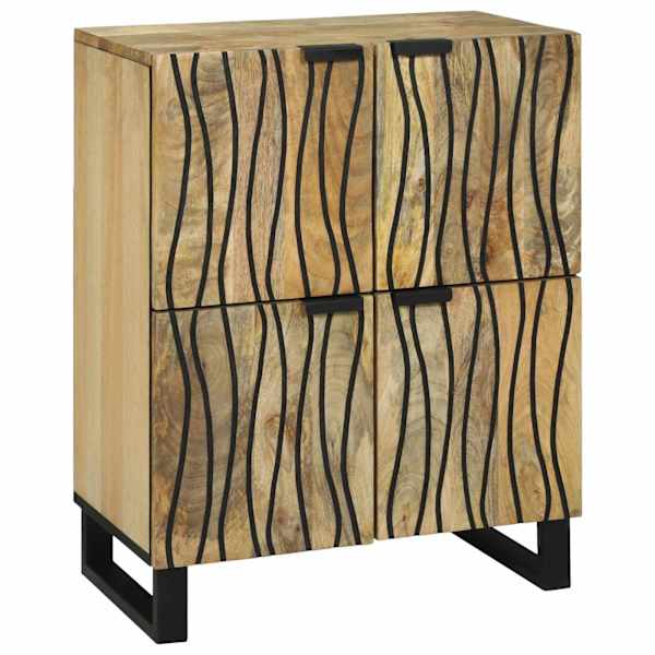 vidaXL K&otilde;rge laud Pruun 60 x 33 x 75 cm mangopuit