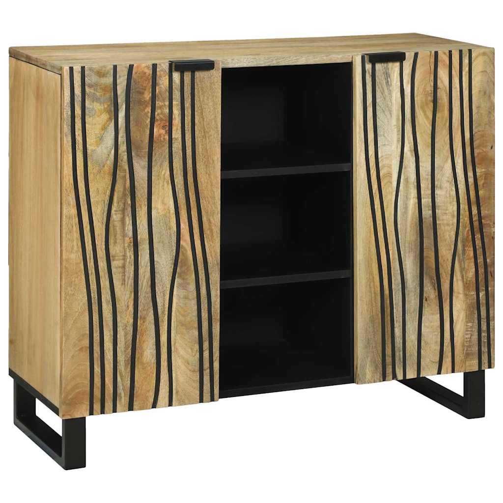 Kõrvalkapp 90x33.5x75 cm Massiivne mangopuit