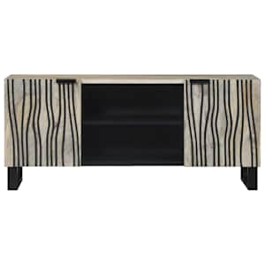 TV jednotky Bílá 105 x 33 x 46 cm Kompozitní dřevo - obrázek 3
