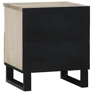 Noční skříňka 2 pcs Bílá 40 x 33 x 46 cm Kompozitní dřevo - obrázek 6