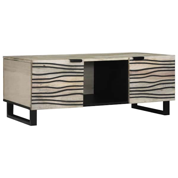 vidaXL Kohvilaud Valge 100 x 54 x 40 cm Tehispuit