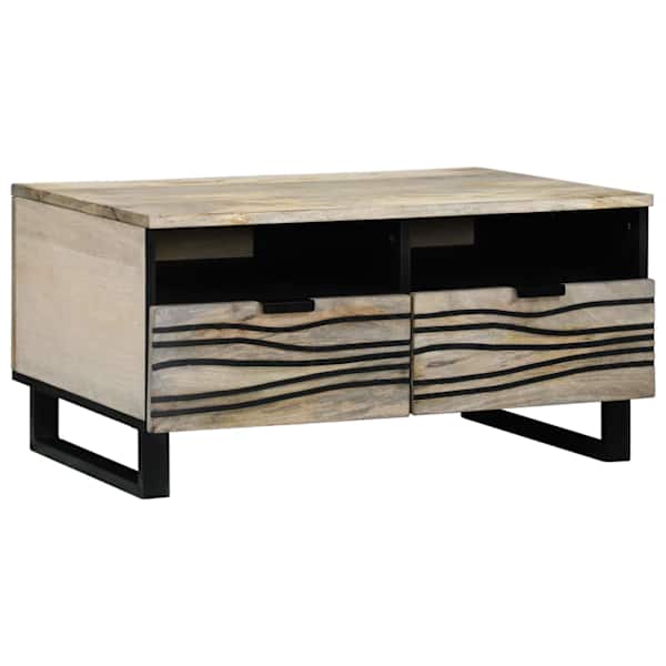 vidaXL Kohvilaud Valge 80 x 54 x 40 cm Tehispuit